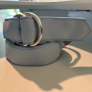 Peter Millar O Ring Belt - Carolina Blue - Medium
